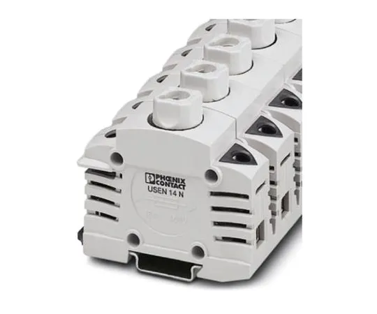 64-1592-85　Phoenix Contact, Grey, USEN Series, 16A 1 F***d DIN Rail Terminal　3048357