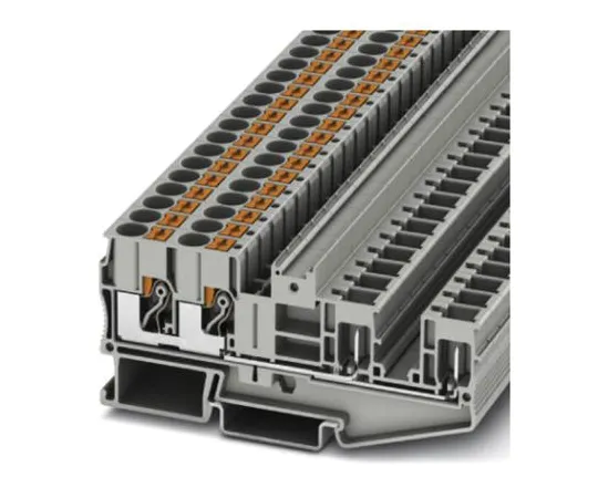 64-1572-96　Phoenix Contact, PT 6-QUATTRO/2P Series , 1 kV Feed Through Terminal Block, Plug In, Push In Termination　3061826
