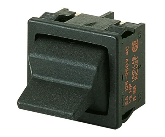 64-1434-04　Marquardt Double Pole Double Throw (DPDT) Toggle Switch, (On)-Off -(On), IP40, Panel Mount　01819.1302-01
