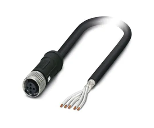 64-1583-58　Phoenix Contact M12 5-Pin Female Cable & Connector　1407331