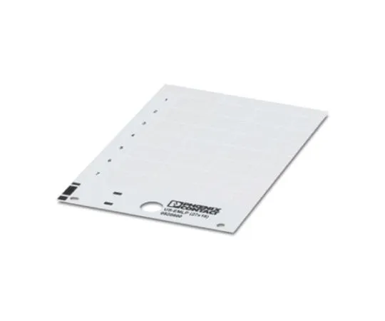 64-1600-26　Phoenix Contact White Address Label, 21.8 x 21.8mm, Pack of 24　0828796