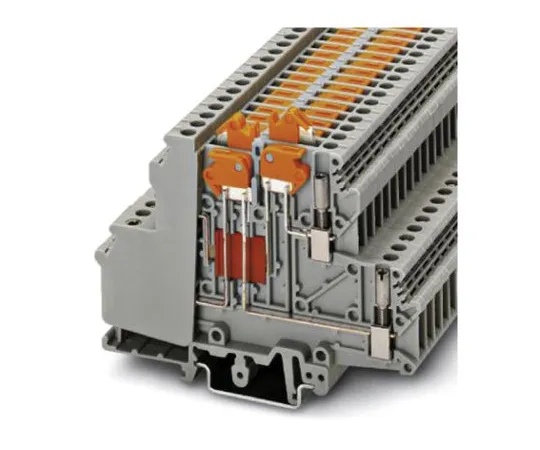 64-1592-55　Phoenix Contact, UDMTK 5-PL Series , 400 V Feed Through Terminal Block, Screw Termination　3048454