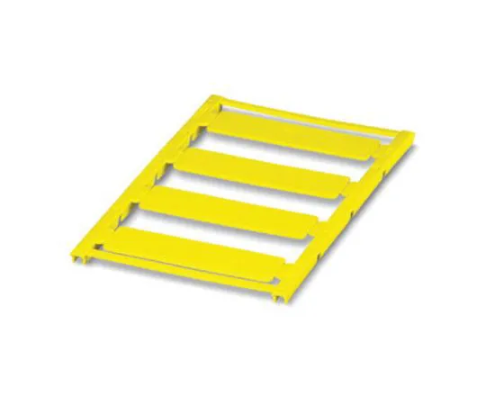64-1581-87　Phoenix Contact Yellow Address Label, 60 x 15mm, Pack of 4　0822644