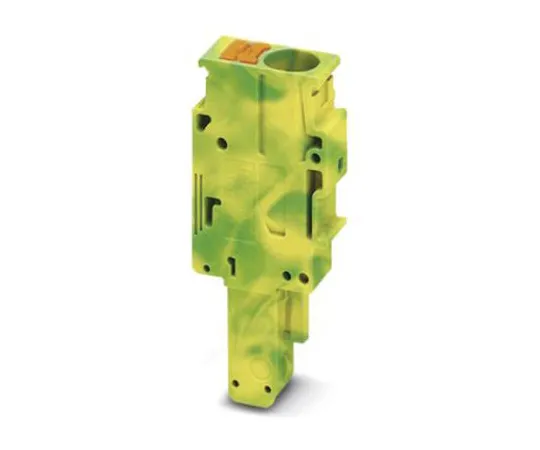 64-1577-07　Phoenix Contact PP-H 6/ 1 GNYE Terminal Plug, 1 Way/Pole, Push In Terminals, 0.5 → 10 mm², PA, 1 kV　3061567