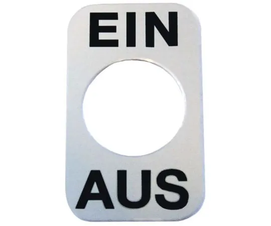 64-1434-06　Toggle Switch On-Off Plate for use with Switch　240.001.011-00