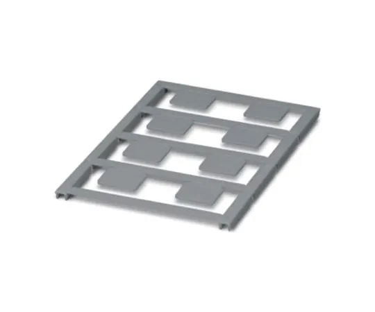 64-1600-03　Phoenix Contact Silver Address Label, 17 x 15mm, Pack of 8　0827887