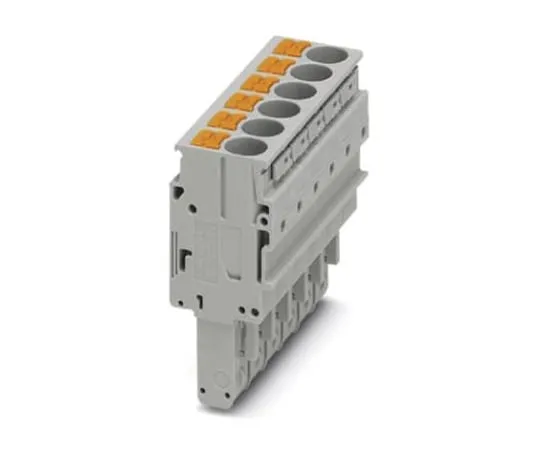 64-1587-95　Phoenix Contact PP-H 6/ 6 Terminal Plug, 6 Way/Pole, Push In Terminals, 0.5 → 10 mm², PA, 1 kV　3061619