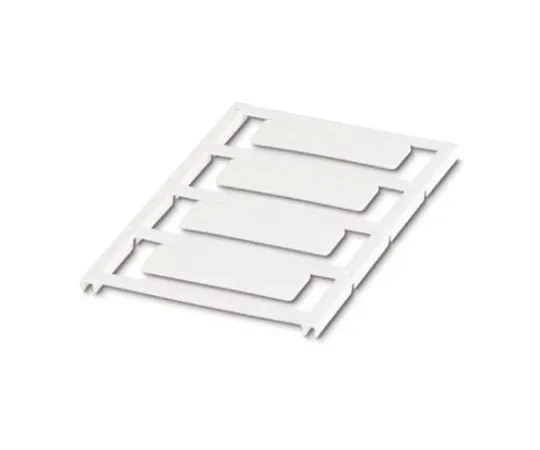 64-1600-06　Phoenix Contact White Address Label, 49 x 15mm, Pack of 4　0827903