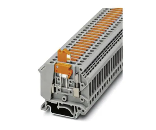 64-1601-61　Phoenix Contact, UK5-MTK-P/P YE Series , 500 V Disconnect Terminal Block, Screw Termination　3048551