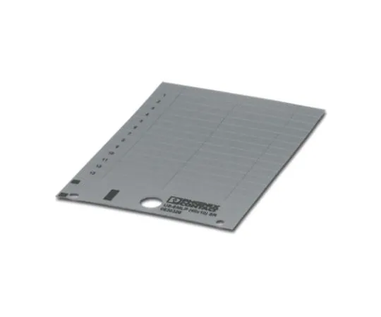 64-1600-45　Phoenix Contact Silver Address Label, 27 x 12.1mm, Pack of 30　0828892