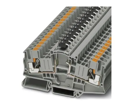 64-1581-28　Phoenix Contact, PTME 6-DIO/L-R HV Series , 1 kV Component Terminal Block, Push In Termination　3035697