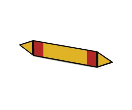 64-1627-44　Phoenix Contact Red, Yellow Address Label, 26 x 280mm, Pack of 250　1014235