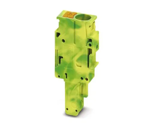 64-1585-84　Phoenix Contact PP-H 4/ 1 GNYE Terminal Plug, 1 Way/Pole, Push In Terminals, 0.2 → 6 mm², PA, 800 V　3212088