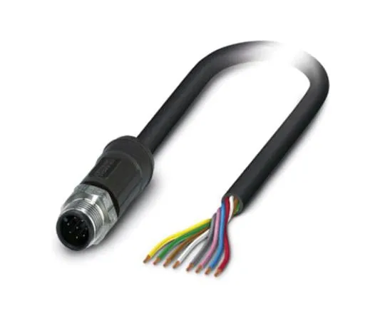 64-1582-44　Phoenix Contact M12 8-Pin Male Cable & Connector　1407271