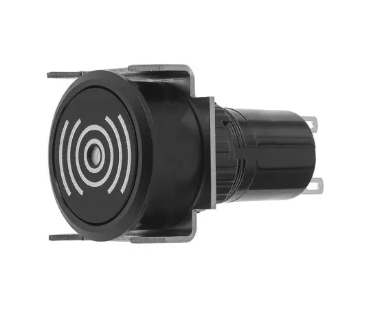 64-1631-62　Black Flush Mount Buzzer, 25 mm Diameter, 10 → 26 V dc　61-7100.02