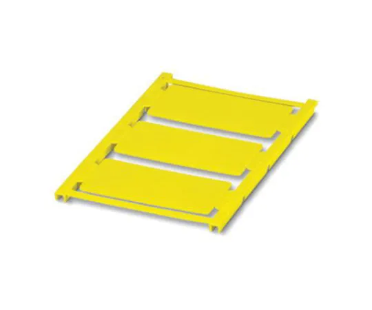 64-1581-90　Phoenix Contact Yellow Address Label, 60 x 30mm, Pack of 3　0822657