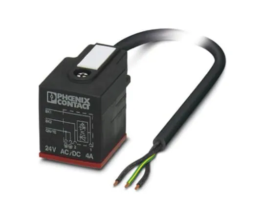 64-1583-11　Phoenix Contact Valve A 3-Pin Cable & Connector　1407288