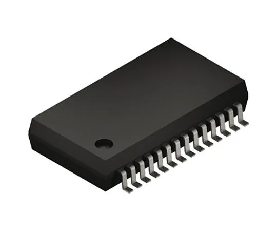 64-1634-77　MCP3912A1-E/SS, Analogue Front End IC, 4-Channel 24 bit, 125ksps SPI, 28-Pin SSOP　MCP3912A1-E/SS