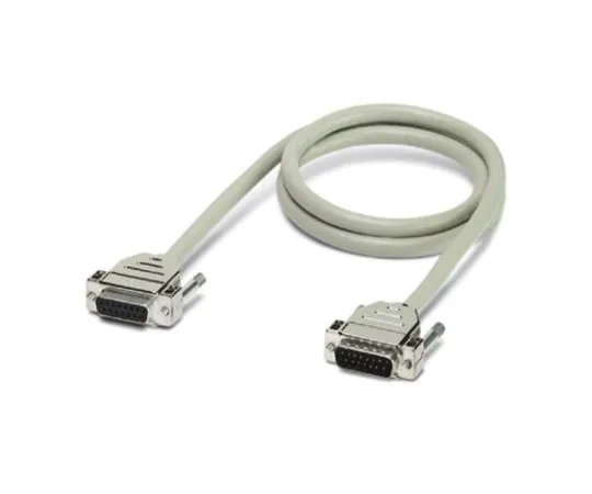 64-1595-61　Phoenix Contact D-Sub 15-Pin - D-Sub 15-Pin Male - Female Cable　2302078