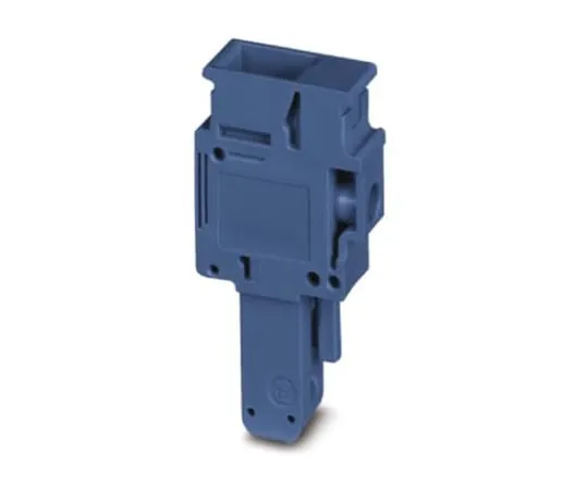 64-1585-96　Phoenix Contact UP 6/ 1-L BU Terminal Plug, 1 Way/Pole, Screw Terminals, 0.2 → 6 mm², Polyamide, 1 kV　3060746