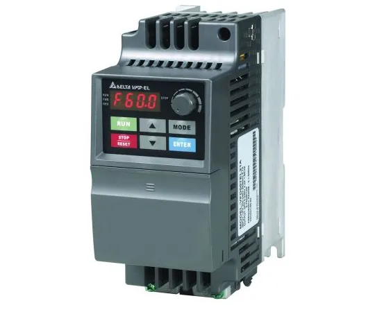64-1629-23　Delta Inverter Drive, 3-Phase In, 0 → 600Hz Out 0.75 kW, 400 V ac with EMC Filter, 3.2 A VFD-EL, IP20　VFD007EL43A