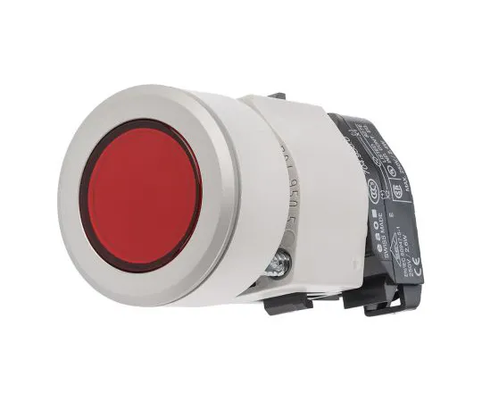 64-1631-54　Illuminated Push Button Switch, IP65, Red, Panel Mount, Momentary for *** with Eao 04 Series Contact Block -40°C +55°C　704.032.218