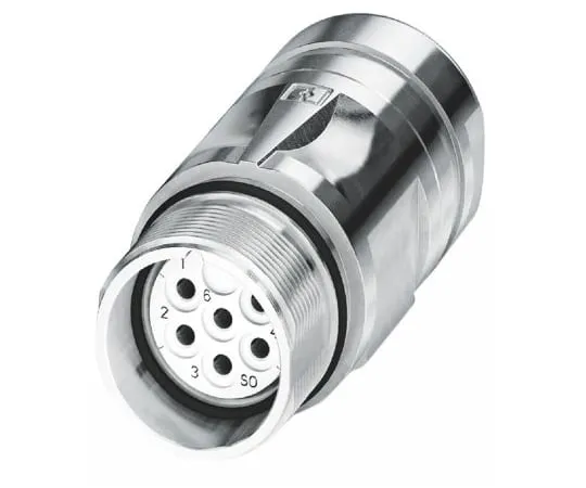 64-1416-42　Phoenix Contact CA-06S1N129007 Series M23 Cable Mount Connector, 6 contacts Socket　1620119