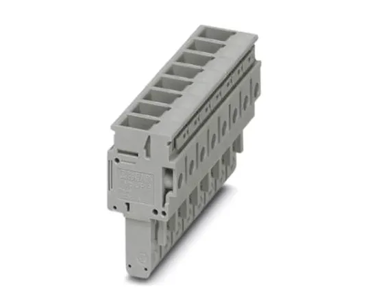 64-1588-02　Phoenix Contact UP 6/ 8 PCB Terminal Block, 8 Way/Pole, Screw Terminals, 0.2 → 6 mm², Polyamide, 1 kV　3060681