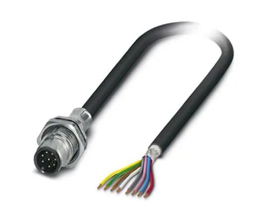 64-1636-77　Phoenix Contact M12 8-Pin Cable & Connector　1419425
