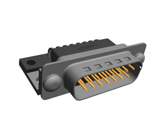 64-1415-81　TE Connectivity Amplimite HD-20 Series, 15 Way Right Angle Through Hole PCB D-sub Connector Plug, with Mounting Screw　5745352-4