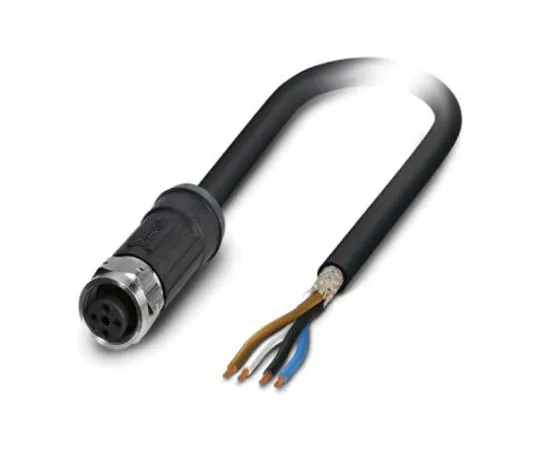 64-1622-12　Phoenix Contact M12 4-Pin Female Cable & Connector　1454176