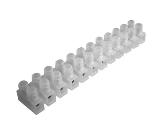 64-1670-01　RS Pro Non-F***d Terminal Block, 12 Way/Pole, Screw Down Terminals, 6 AWG Cable Mount, PE, 400 V　867-0975
