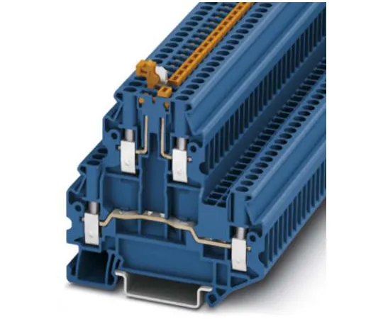 64-1666-62　Knife disconnect terminal block blue　3044641