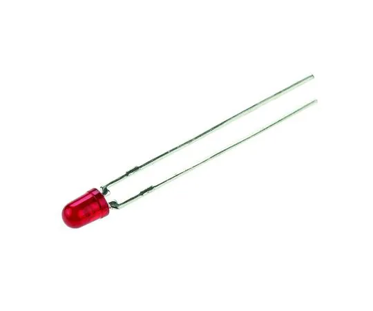 64-1641-28　2.5 V Red LED 3mm Through Hole, Kingbright L-7104EC　L-7104EC