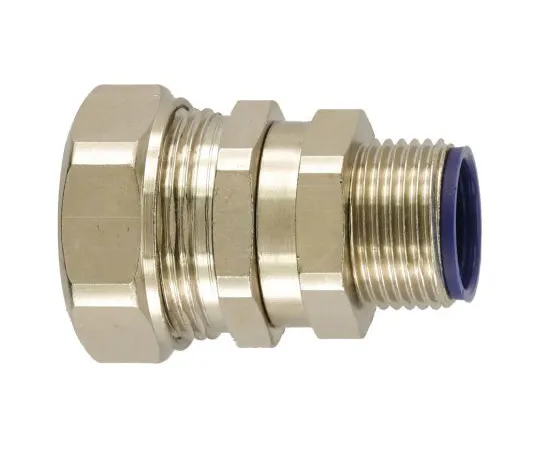 64-1693-83　Flexicon Straight, Swivel Cable Conduit Fitting, Brass Nickel Plated 40mm nominal size IP66, IP67, IP68, IP69 M40　LTP40-M40-S