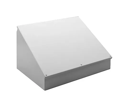 64-1672-36　Hammond 1488, Sloped Front, Steel, 305 x 406 x 233mm Desktop Enclosure, Grey　1488HJ9