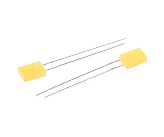 64-1640-71　2.5 V Yellow LED Rectangular Through Hole, Kingbright L-113YDT　L-113YDT
