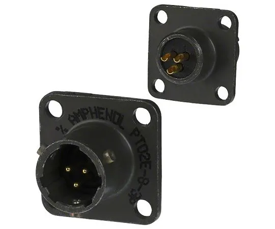 64-1689-66　Amphenol PT Series, 8 Way Cable Mount MIL Spec Circular Connector Plug, Pin Contacts,Shell Size 16, Bayonet,　PT06A-16-8P