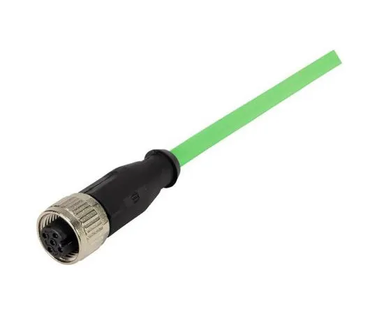 64-1724-47　Harting, 2134 Series, Straight M12 to Unterminated Cable assembly, 4 Core 1m Cable　21349300477010