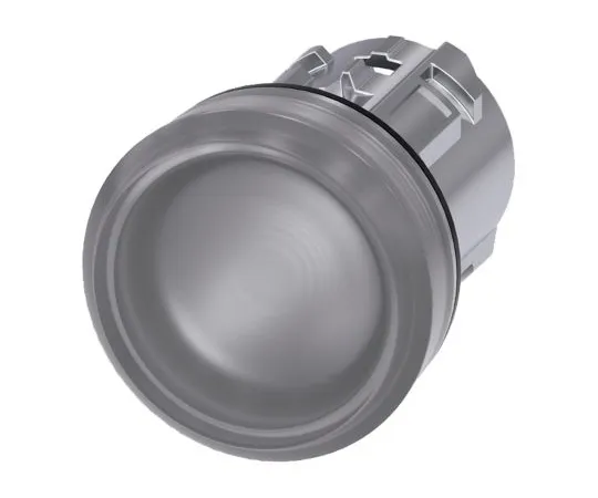 64-1703-25　Siemens SIRIUS ACT Series, Clear Pilot Light Head, 22mm Cutout　3SU1051-6AA70-0AA0
