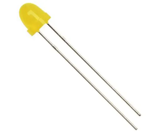64-1641-23　2.5 V Yellow LED 5mm Through Hole, Kingbright L-63YD　L-63YD