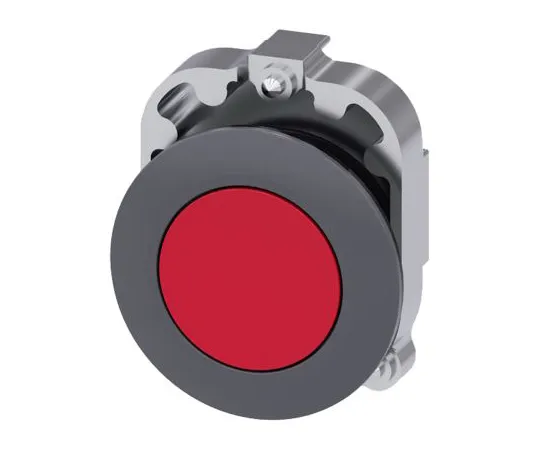 64-1703-26　Siemens SIRIUS ACT Series, Red Push Button Head, Latching, 30mm Cutout　3SU1060-0JA20-0AA0