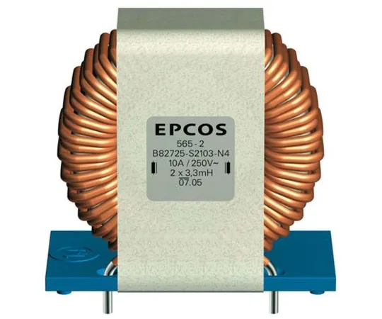 64-1681-61　EPCOS 2.8 mH ±30% Ferrite Toroidal Inductor, Max SRF:10kHz, 10A Idc, 12.5mΩ Rdc B82725S　B82725S2103N003