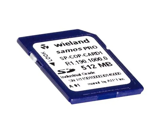 64-1686-38　Wieland R1.190.1000.0 Memory Card, For Use With Samos PRO COMPACT Safety Controller　R1.190.1000.0