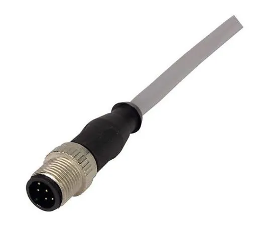 64-1724-25　Harting, 2134 Series, Straight M12 to Straight M12 Cable assembly, 8 Core 1m Cable　21348485882010