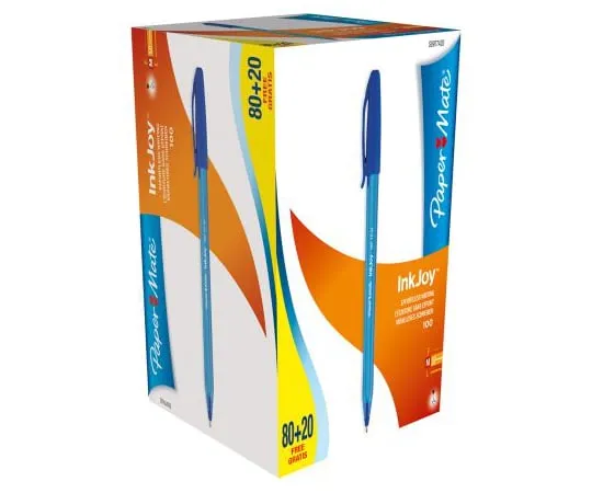 64-1706-26　Paper Mate Blue Ball Point Pen, 1 mm　S0977420