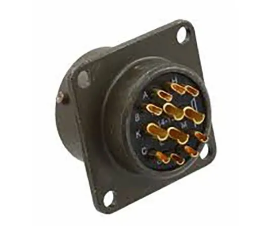 64-1689-24　Amphenol PT Series, 12 Way Panel Mount MIL Spec Circular Connector Receptacle, Socket Contacts,Shell Size 14, Bayonet,　PT02A-14-12S