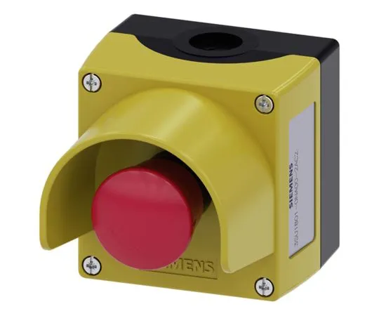 64-1704-02　Siemens Emergency Button　3SU1801-0NA00-2AC2