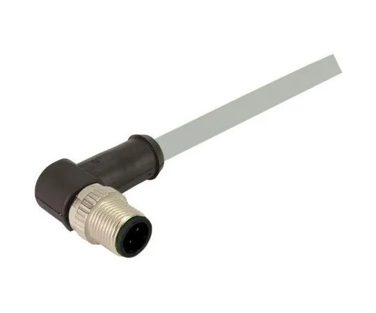 64-1724-63　Harting, 2134 Series, Right Angle M12 to Unterminated Cable assembly, 12 Core 1m Cable　21348600C79010