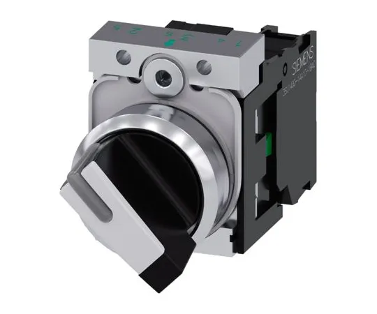 64-1703-52　Siemens 3SU1150-2BF60-1BA0, 2 Position NO Selector Switch Complete　3SU1150-2BF60-1BA0